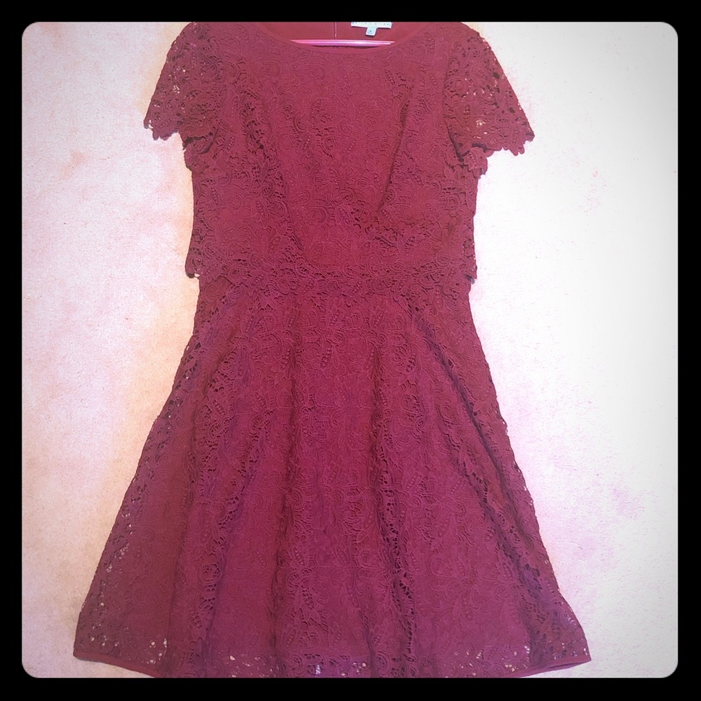Beautiful maroon never worn dress